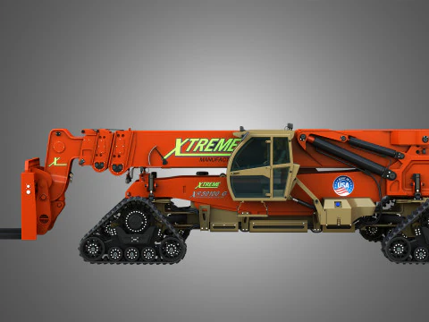 Trackzilla XR50100-G Xtreme Telehandler 3D Model