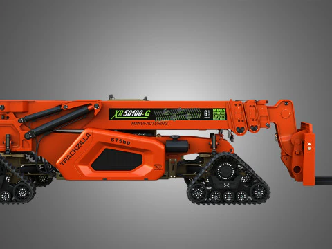 Trackzilla XR50100-G Xtreme Telehandler 3D Model