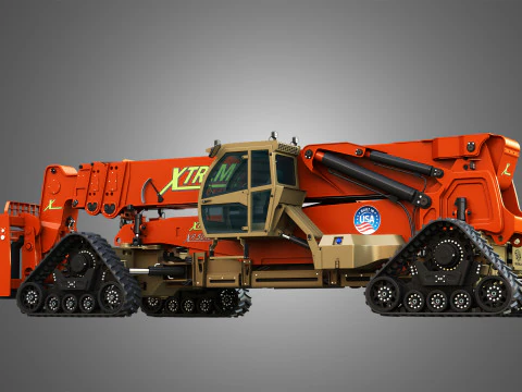 Trackzilla XR50100-G Xtreme Telehandler 3D Model