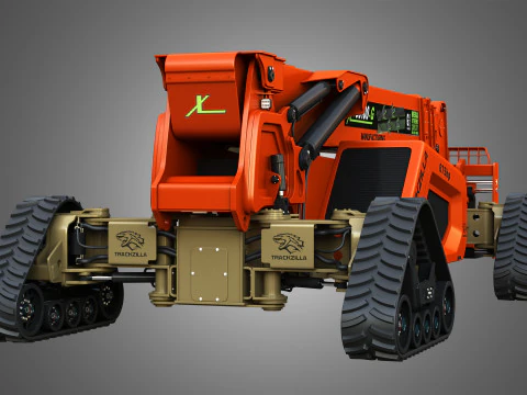Trackzilla XR50100-G Xtreme Telehandler 3D Model