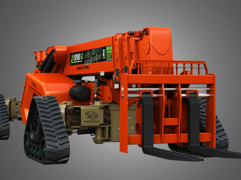 Trackzilla XR50100-G Xtreme Telehandler 3D Model