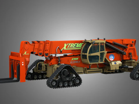 Trackzilla XR50100-G Xtreme Telehandler 3D Model