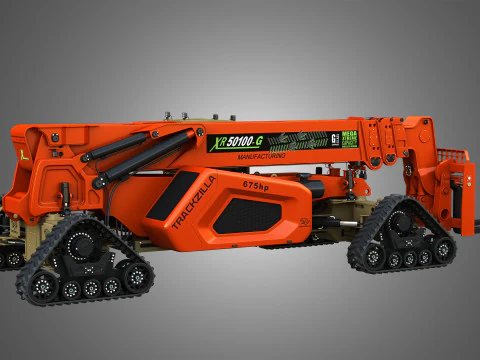 Trackzilla XR50100-G Xtreme Telehandler 3D Model