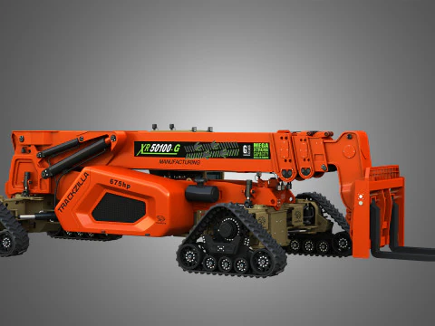 Trackzilla XR50100-G Xtreme Telehandler 3D Model