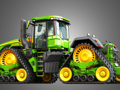 Trattore articolato 9RX 830 Modello 3D