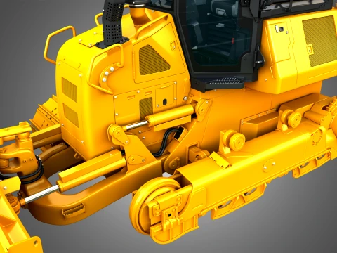 D51 PXi-24 Crawler Dozer 3D Model