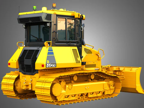 D51 PXi-24 Dozer 3D Model