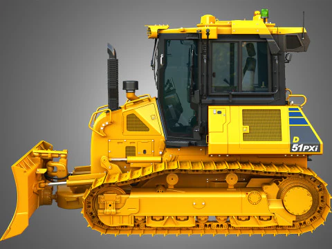 D51 PXi-24 Dozer 3D Model