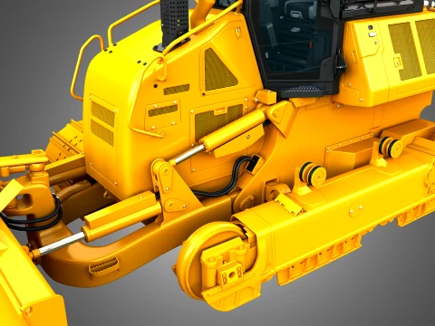 D61 PXi-24 Crawler Dozer 3D Model