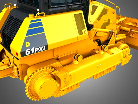 D61 PXi-24 Crawler Dozer 3D Model