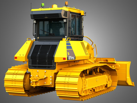 D61 PXi クローラー ドーザー 3Dモデル