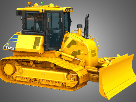 D61 PXi クローラー ドーザー 3Dモデル