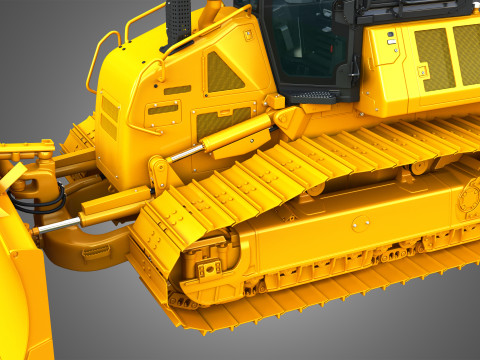 D61 PXi クローラー ドーザー 3Dモデル