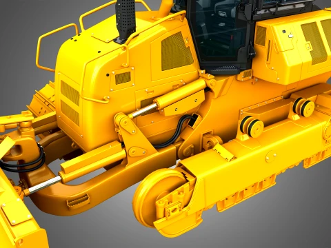 D71 PXi-24 Crawler Dozer 3D Model