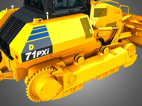 D71 PXi-24 Crawler Dozer 3D Model