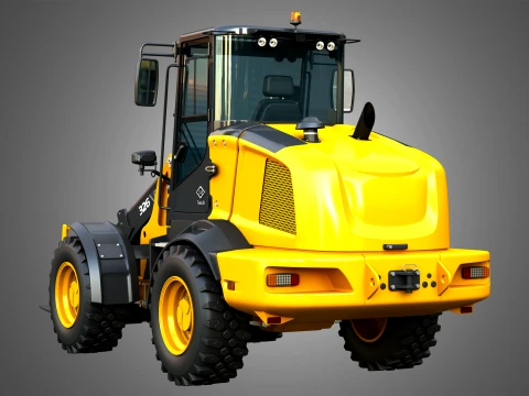 326 P-Tier Compact Wheel Loader - Pallet Fork 3D Model
