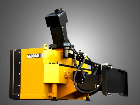 6600AR Snow Blower Compact Track - Skid Steer Loader Attachment 3D Model