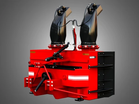 9600A Snow Blower Tractor Attachment 3D Model