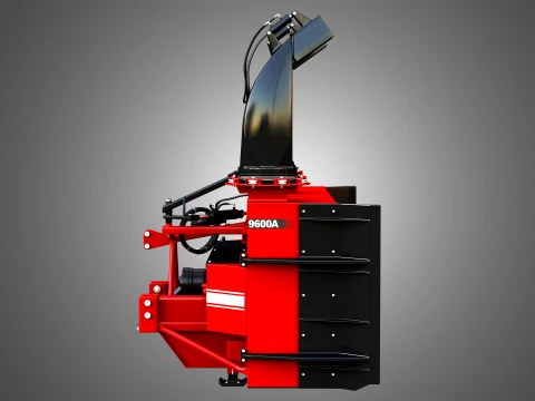 9600A Snow Blower Tractor Attachment 3D Model