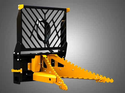 Dominator Tree Pulle Compact Track Loader Attachment 3D Model