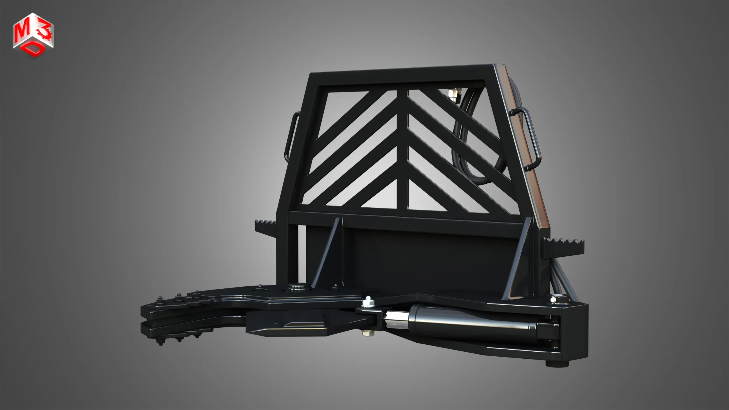 ツリーシアーコンパクトトラック - スキッドステアローダーアタッチメント 3Dモデル .c4d .max .obj .3ds .fbx .stl .blend