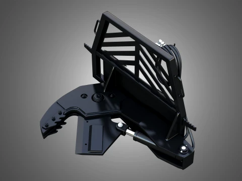 ツリーシアーコンパクトトラック - スキッドステアローダーアタッチメント 3Dモデル
