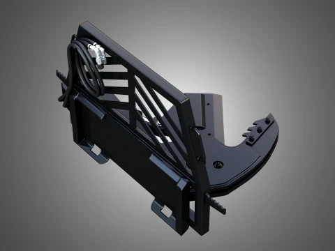 ツリーシアーコンパクトトラック - スキッドステアローダーアタッチメント 3Dモデル