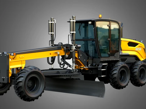 Motor Grader 885B Seri 2 Model 3D