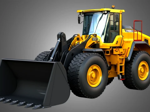 L180H wiellader 3D Model
