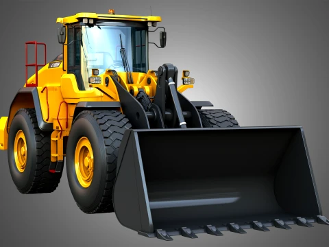 L180H ホイールローダー 3Dモデル