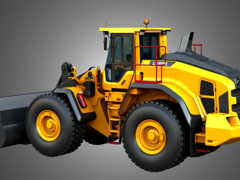 L180H ホイールローダー 3Dモデル