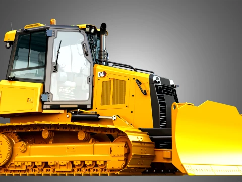 D4 Tier-4 Crawler Dozer 3D Model