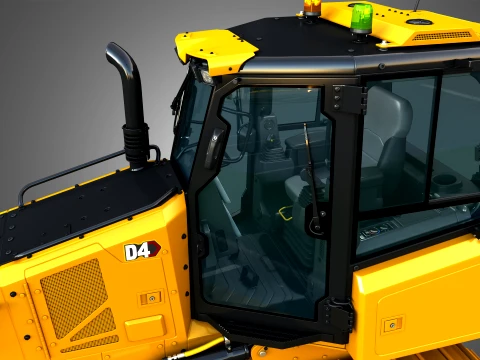 D4 Tier-4 Crawler Dozer 3D Model