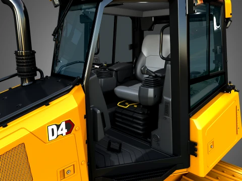 D4 Tier-4 Crawler Dozer 3D Model