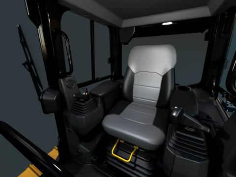 D4 Tier-4 Crawler Dozer 3D Model