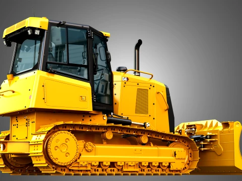 D4 Tier-3 Crawler Dozer 3D Model