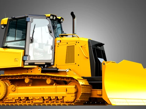 D4 Tier-3 Crawler Dozer 3D Model