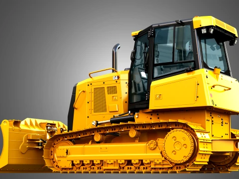 D4 Tier-3 Crawler Dozer 3D Model