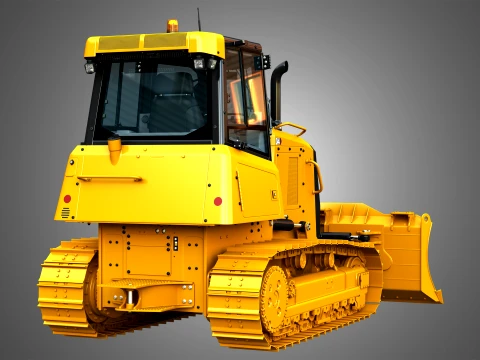 D4 Tier-3 Crawler Dozer 3D Model