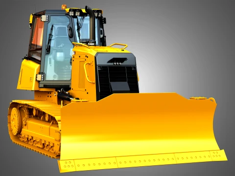 D4 Tier-3 Crawler Dozer 3D Model