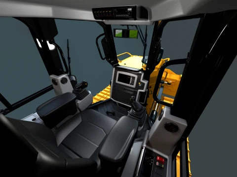 D4 Tier-3 Crawler Dozer 3D Model