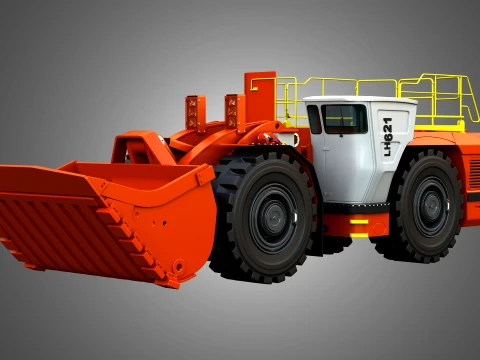 LH621 Toro Underground Mining Loader 3D Model