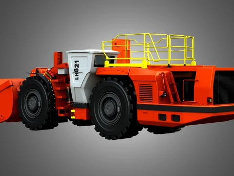 LH621 Toro Underground Mining Loader 3D Model