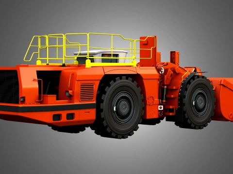 LH621 Toro Underground Mining Loader 3D Model