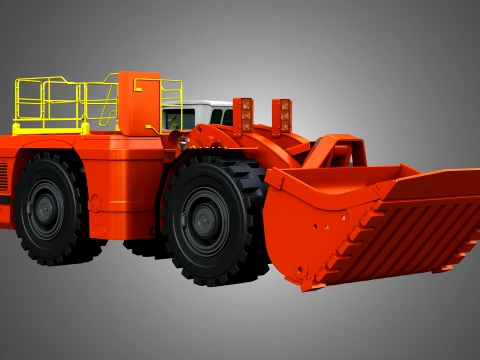 LH621 Toro Underground Mining Loader 3D Model