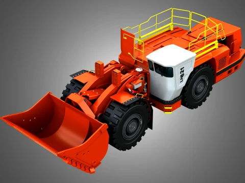 LH621 Toro Underground Mining Loader 3D Model