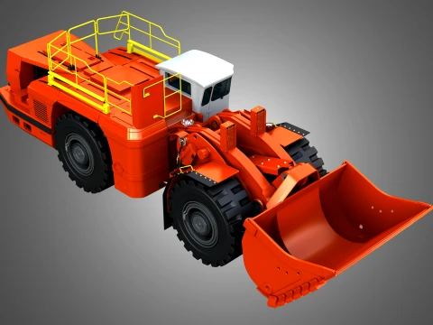LH621 Toro Underground Mining Loader 3D Model