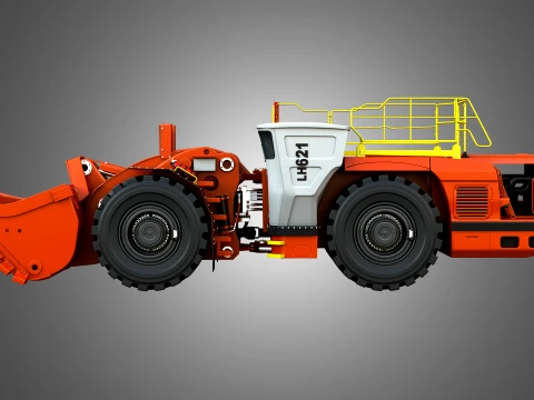 LH621 Toro Underground Mining Loader 3D Model