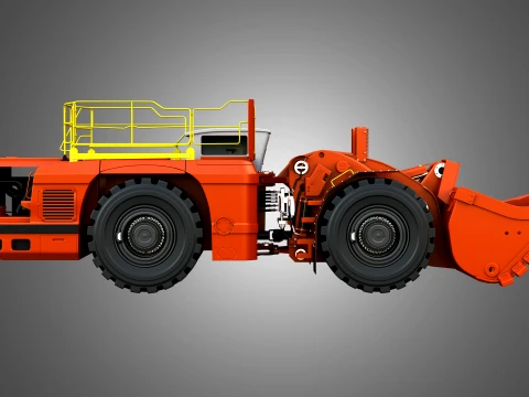 LH621 Toro Underground Mining Loader 3D Model