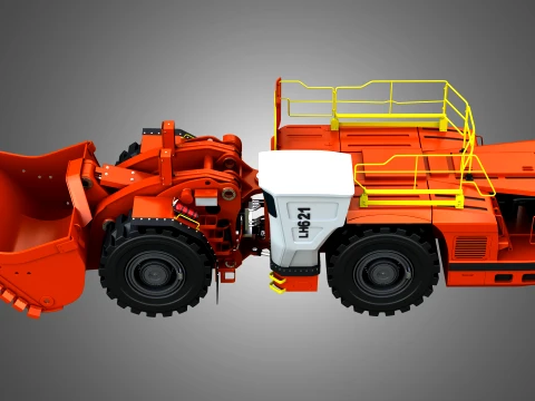 LH621 Toro Underground Mining Loader 3D Model